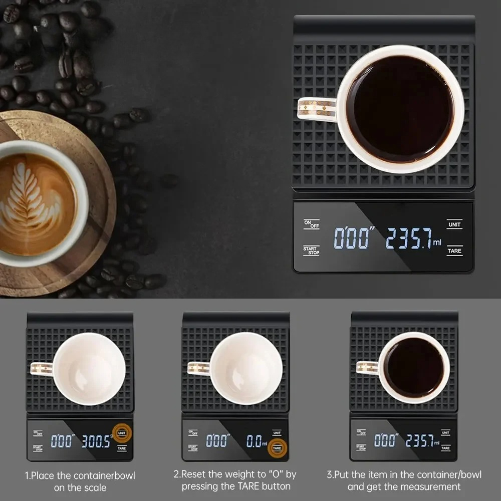 Kitchen Electronics Gadgets - Balance électronique intelligente pour café, haute