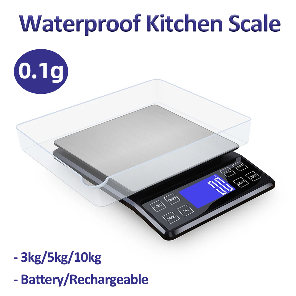 Kitchen Electronics Gadgets - Balance de cuisine numérique étanche en