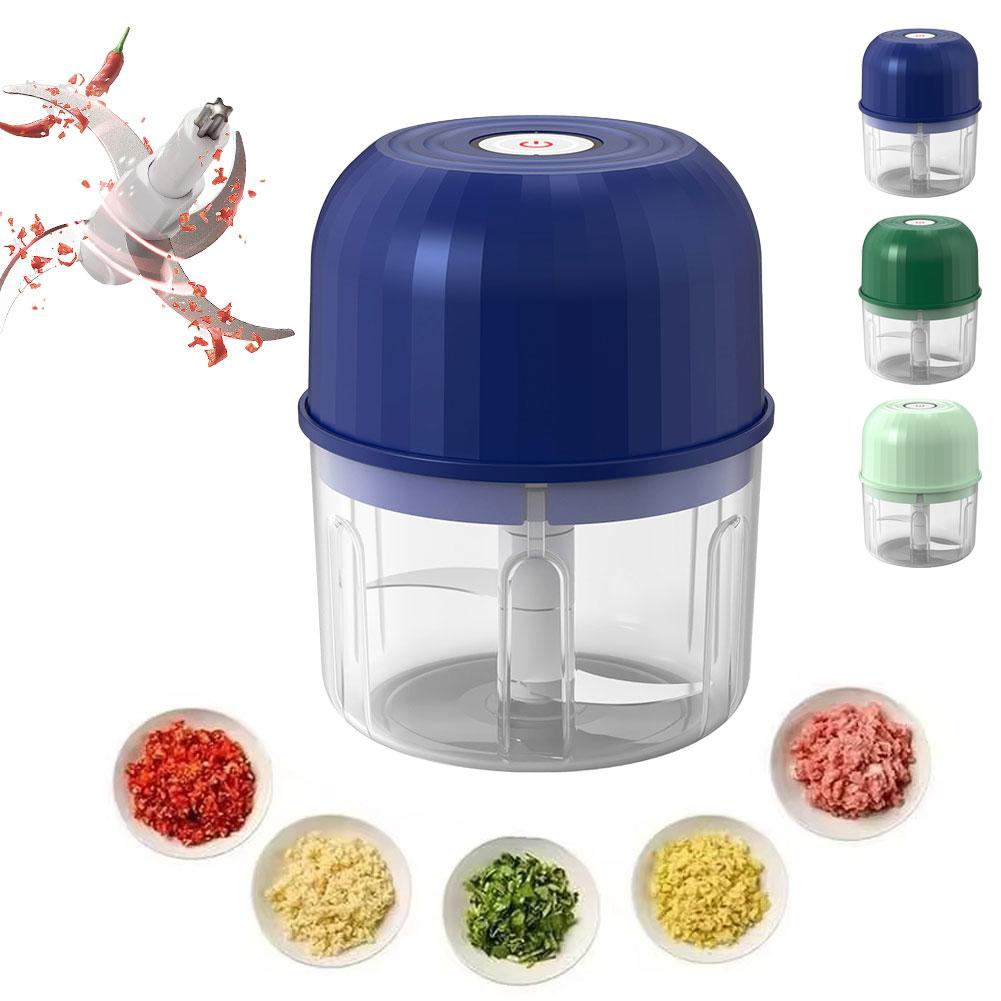 Kitchen Electronics Gadgets - Mini hachoir à ail électrique portable,
