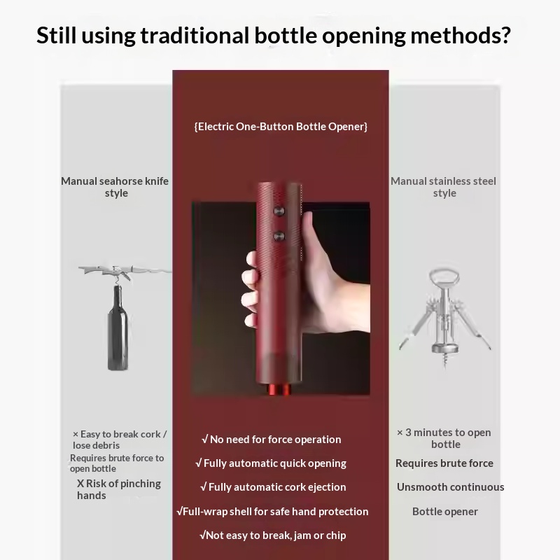 Ouvre-bouteille électrique rec - Kitchen Electronics Gadgets avis et prix