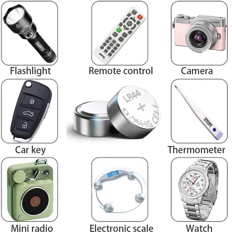 10-100 piles bouton LR44 AG13  - Electronics And Gadgets Ce avis et prix